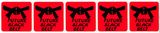 Future Black Belt Stickers