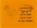 WELCOME CARD